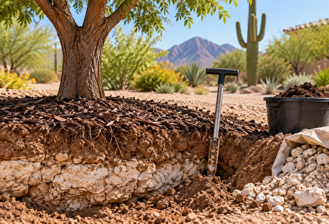 Dealing with Caliche: How to Test and Improve Tree Drainage in Phoenix Soils